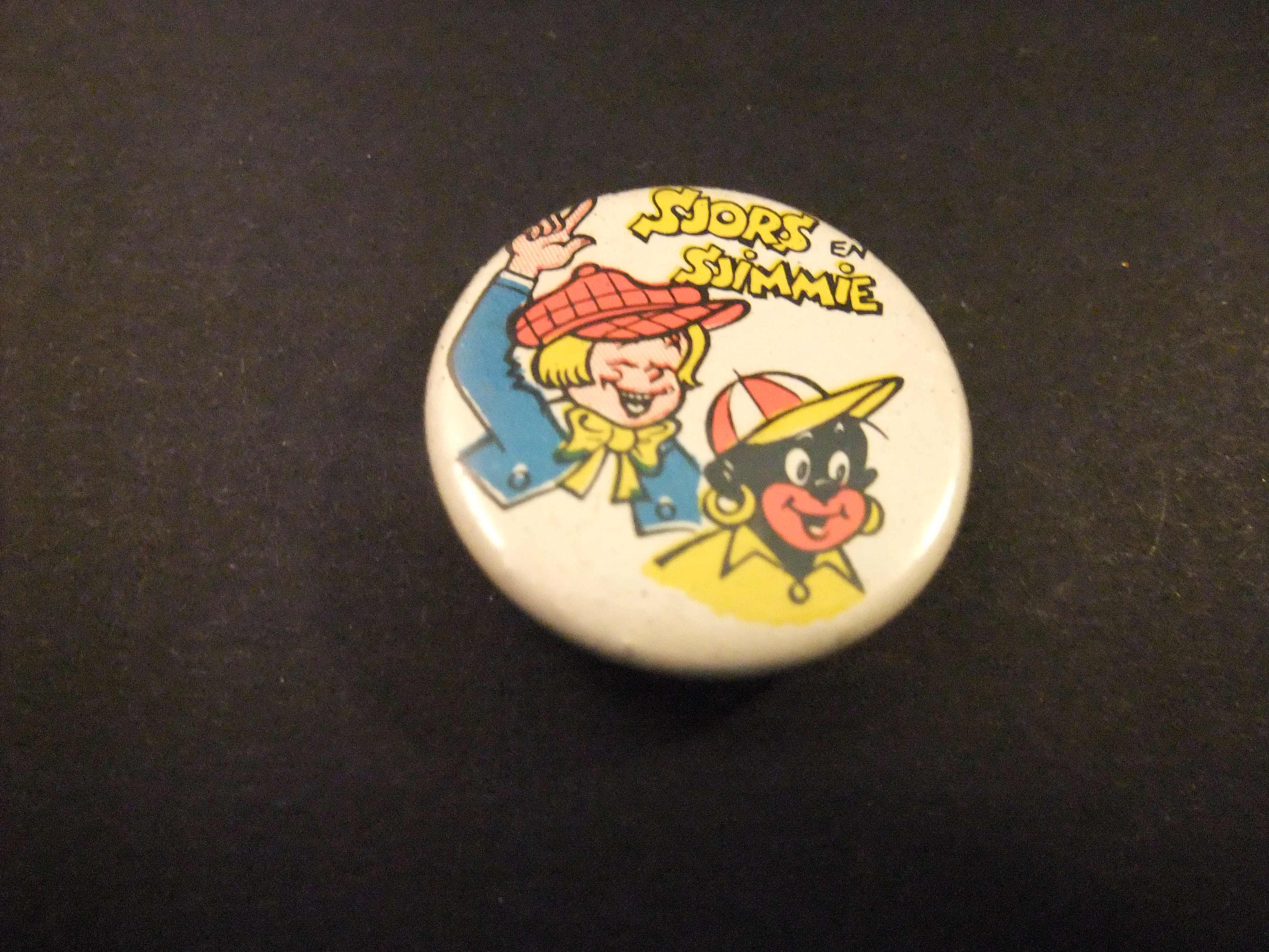 Sjors en Sjimmie de Rebellenclub stripfiguren ( wit)